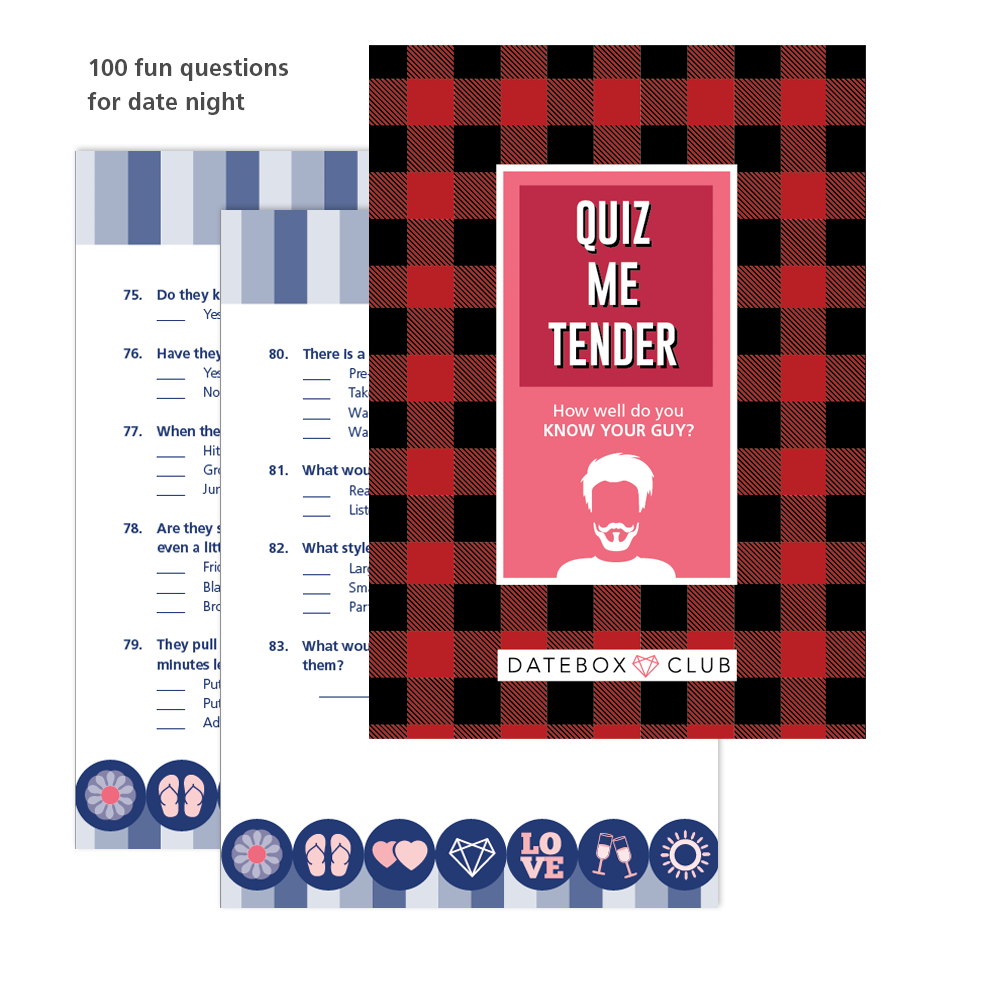 Quiz Me Tender - 100 Questions for Each of You