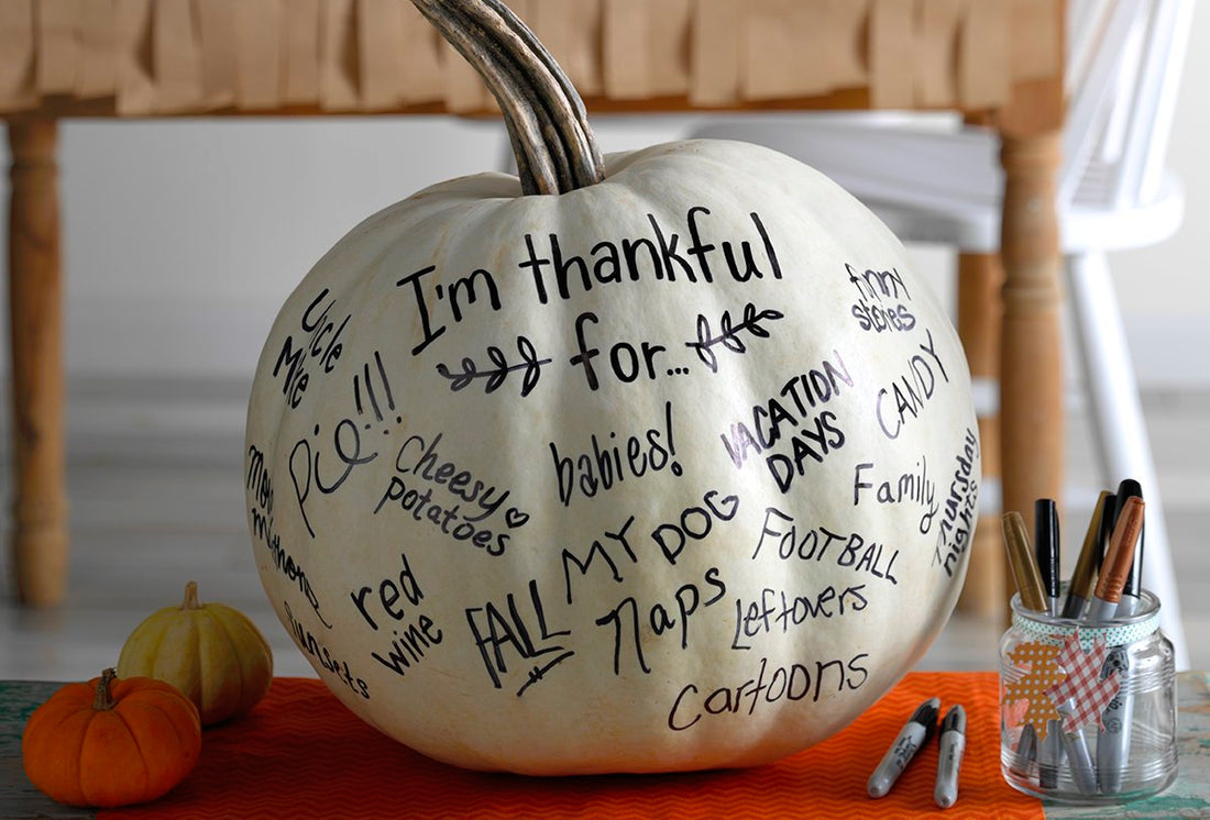 Create a Gratitude Pumpkin Together