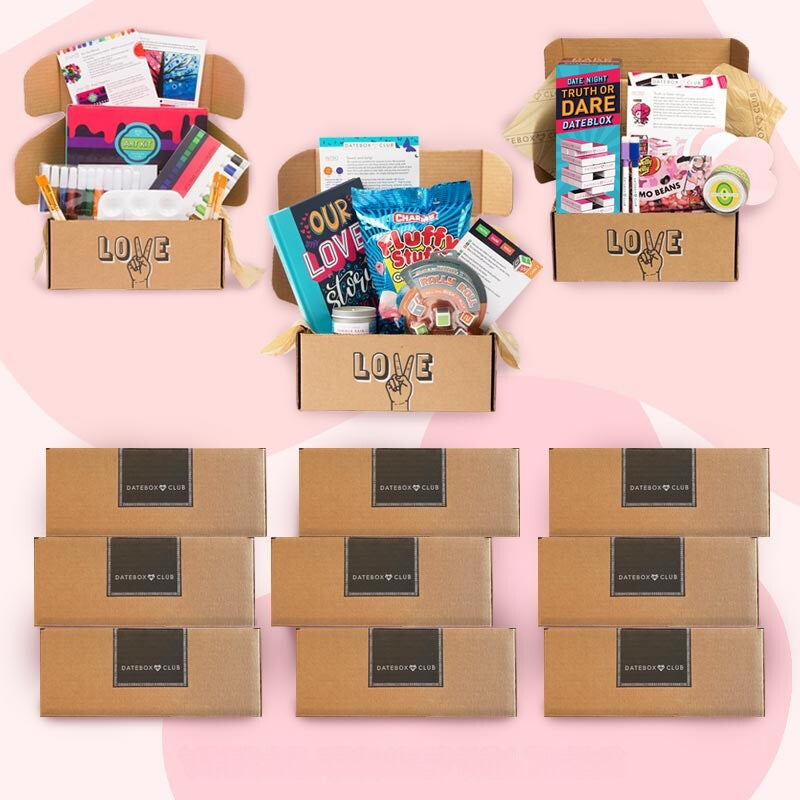 Datebox Date Night Box for couples delivered right to your door. DateBox Club