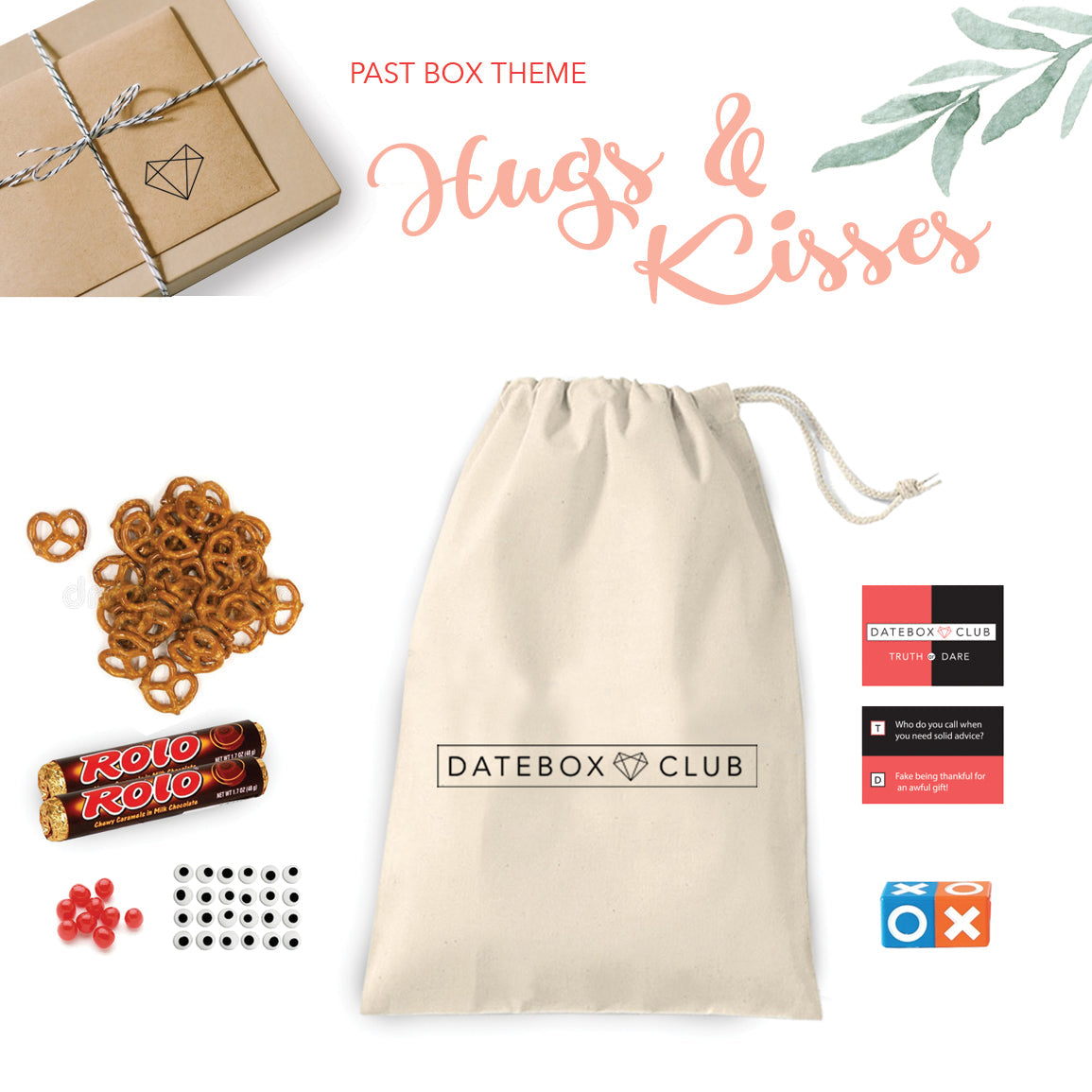Past DateBox - Hugs & Kisses Theme